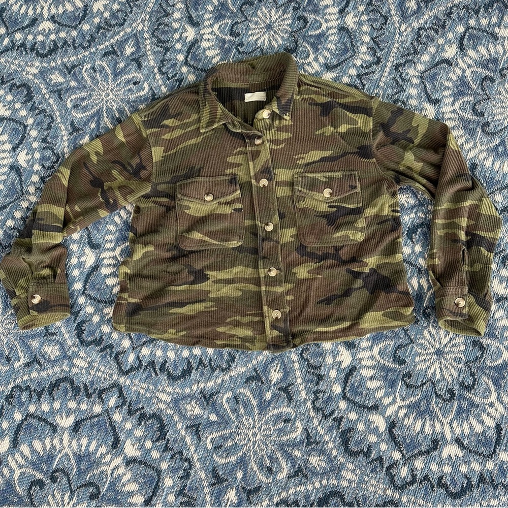 Altrd State Camo Ribbed Oversized‎ Shacket